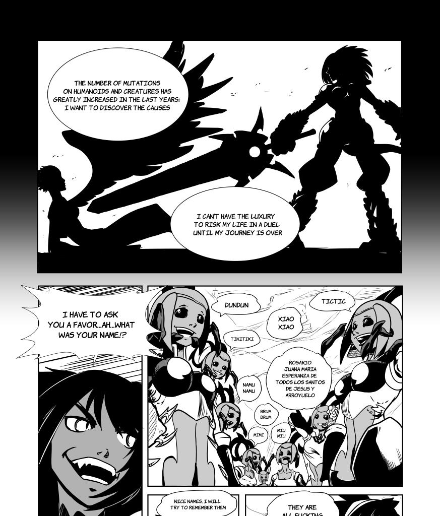 Monster girls on tour - Episode 13, Page 1: Page 013